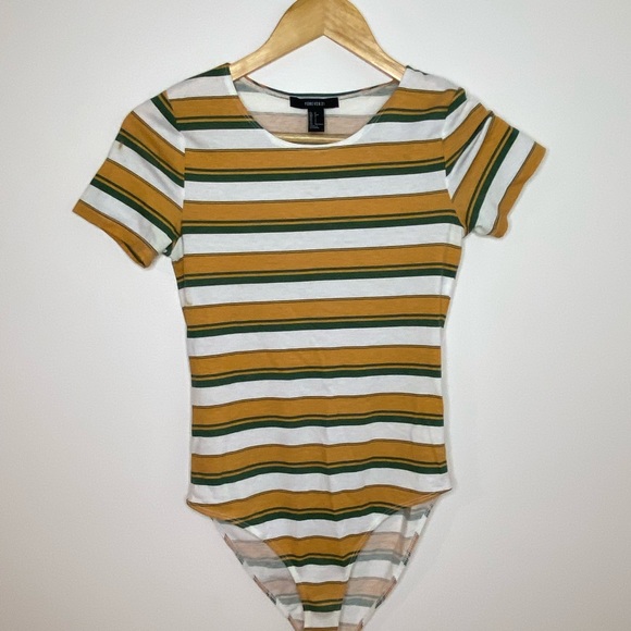 Stripped bodysuit t-shirt - Picture 1 of 3